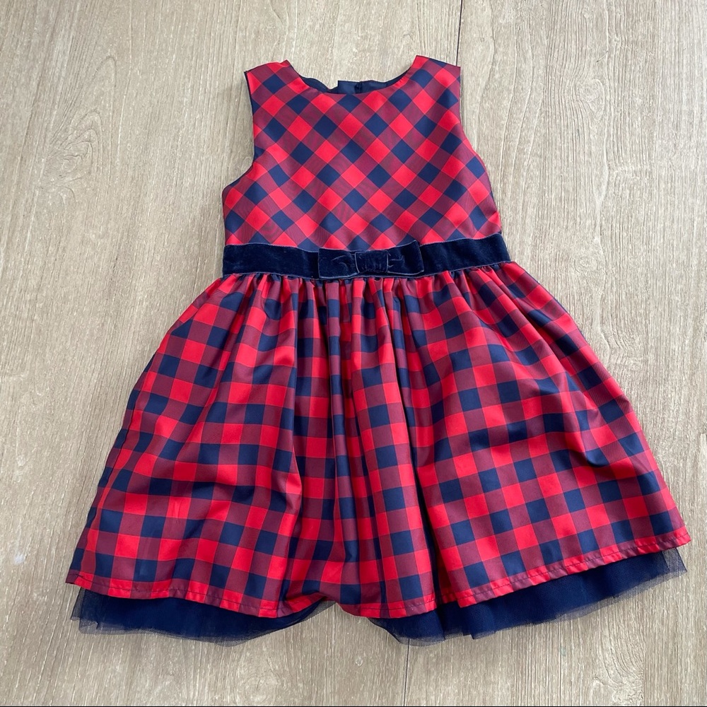 Gingham holiday dress